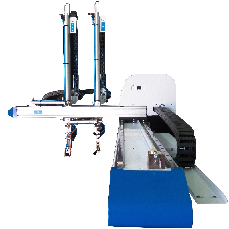 Kina injektion robot vandret dobbeltarm manipulator producent